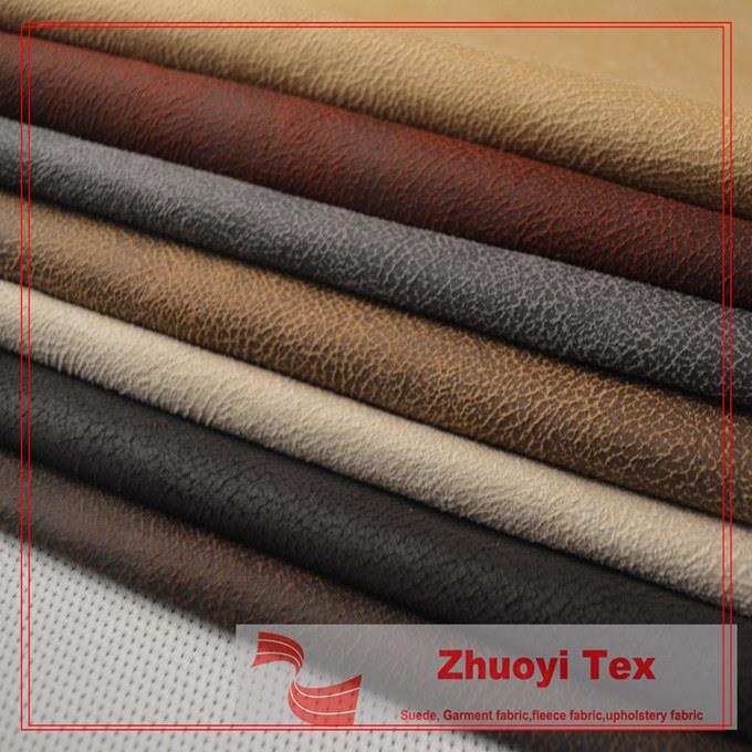 Knitted Sofa Upholstery Suede Fabric